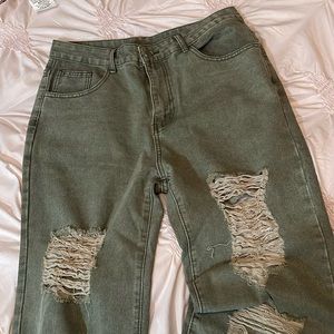 Super cute distressed jeans